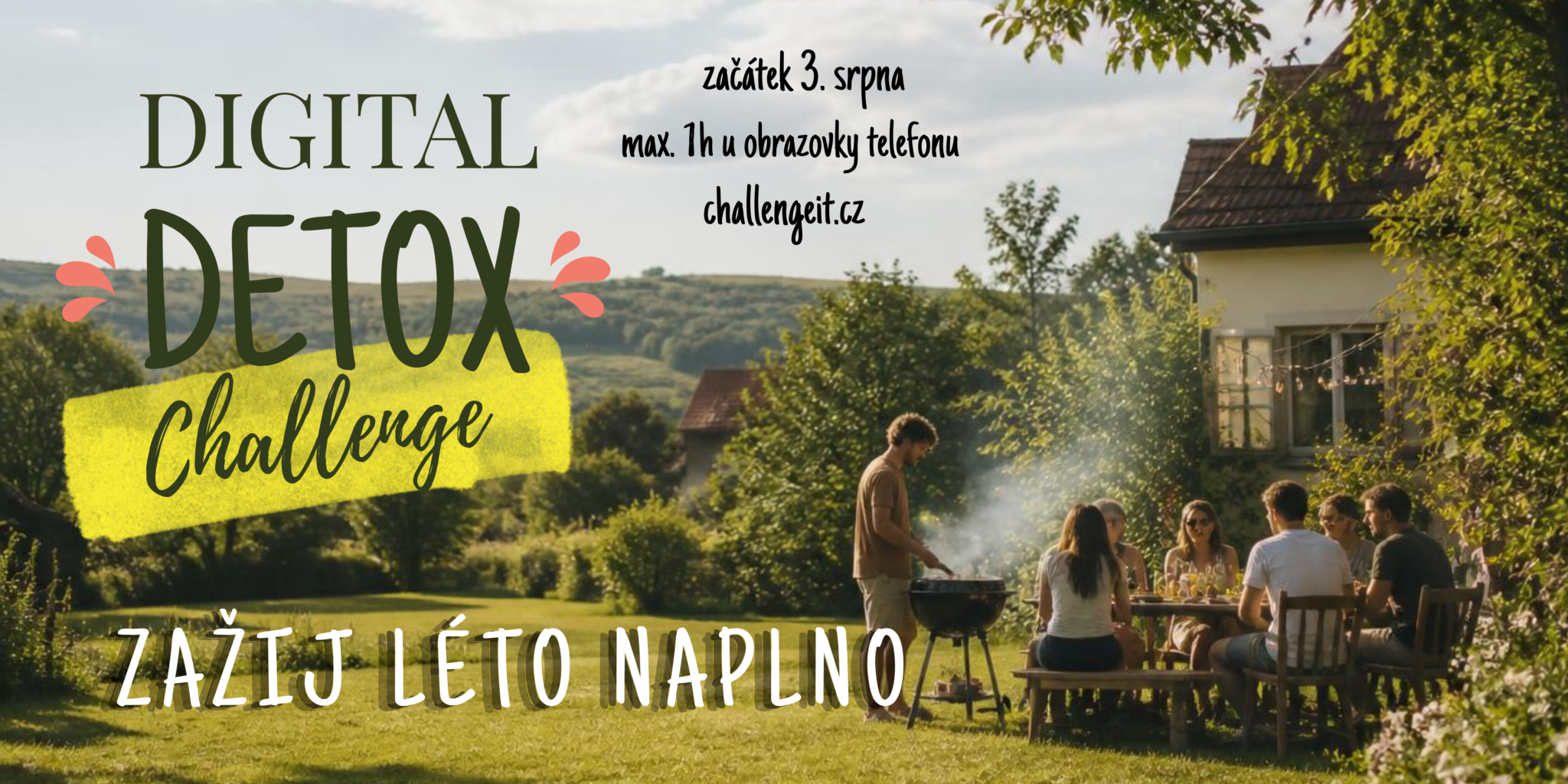 Digital Detox Challenge — začínáme 3. srpna